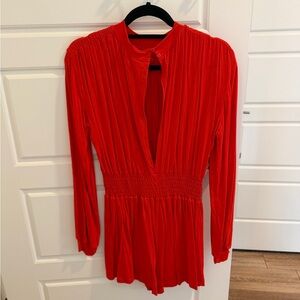 Woman ASOS Romper Sexy Open Back Size 8